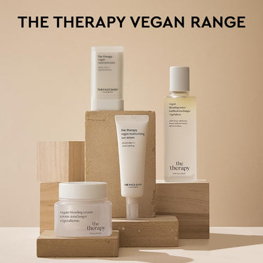 The Face Shop The Therapy Vegan Moisturizing Sun Serum With Spf 50 Pa++++ For Broad Spectrum Protection, No White Cast Moisturizing Serum Sunscreen For All Skin Type, 50 Ml